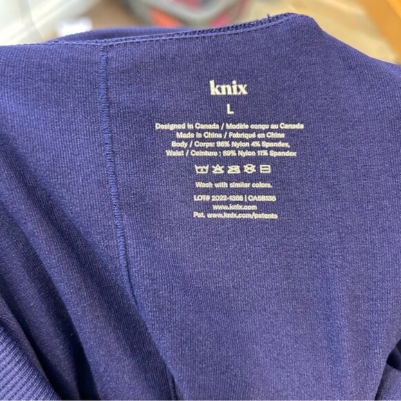 Knix High Rise Seamless Leggings Purple - Picture 3 of 3